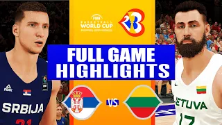 NBA 2K23 | Serbia vs Lithuania | FIBA Basketball World Cup 2023