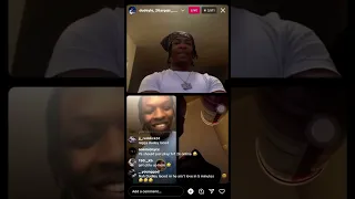 26Ar & EBK Choppa IG LIVE GOING AT IT WITH #shaek & #dudeylo 😂