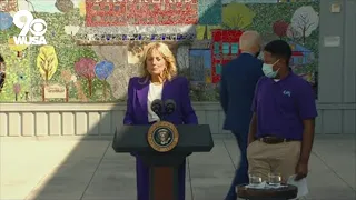 Pres. Biden and FLOTUS visit Brookland Middle School in DC