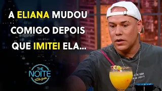 A reação da apresentadora Eliana após imitação de Tiago Barnabé | The Noite (02/11/23)