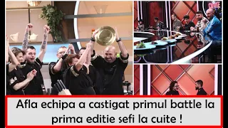 Ce echipa a castigat primul battle la Chefi la cuțite  sezonul 10