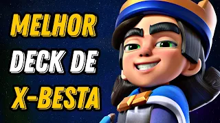 😱 GANHEI O *LIVRO DOS LIVROS* NO CUBO DA SORTE! O *MELHOR DECK* DE X-BESTA DO META! - Clash Royale