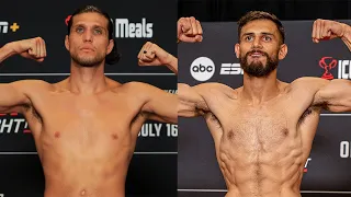 UFC Long Island Brian Ortega vs Yair Rodriguez Official Weigh-In Ceremony