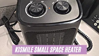 Kismile Small Space Heater for Indoor Use Review & User Manual | Electric Ceramic Space Heater