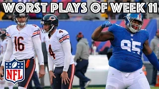 Worst Plays Of Week 11  | NFL