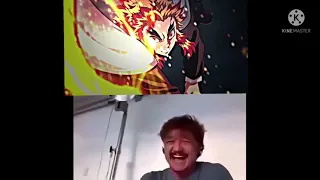 pedro pascal crying at rengokus death 😭