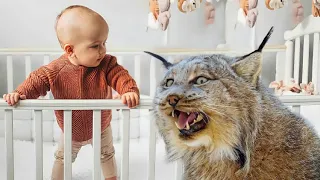 Every Night The Lynx Hissed At The Baby. The Parents Realized Why And Were Terrified！