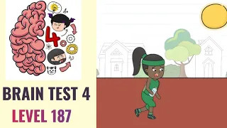 🧠 Brain Test 4 Level 187 | Jenny needs some water after running so long | Walkthrough