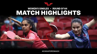 Xiaoxin Yang vs Prithika Pavade | WS R64 | Singapore Smash 2023