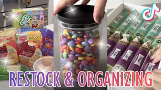 30 Minute⌛ Random Restock🍫 ASMR Restock and  Organizing ✏️ TikTok Compilation 🥫🍬