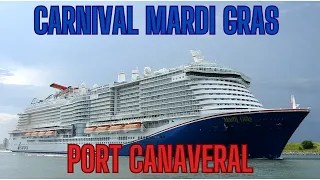 Carnival Mardi Gras Port Canaveral on July 29th, 2023.