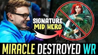 Miracle back to Mid w/ his Signature Hero - 100% Destroy WINDRANGER DOTA 2