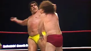 WWE WVR ANDRE THE GIANT VS THE FUNKS  MAPLE LEAF WRESTLING MARCH 23 1986 FULLY REMASTERED 4K 60FPS