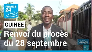 Renvoi du procès du 28 septembre en Guinée : "Dadis Camara a laissé éclater sa colère"