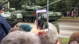 Военный парад к Дню Победы в Биробиджане 9 мая 2021 год