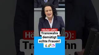 Transwahn demütigt echte Frauen! 🫃🌈🦄 #afdfraktion #bundestag #transgender #frauen