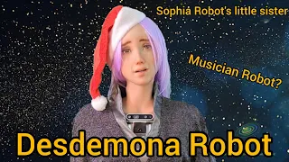 Desdemona Robot, Sophia Robot's little sister - Jam Galaxy, SophiaDAO/SophiaVerse, SingularityNET.