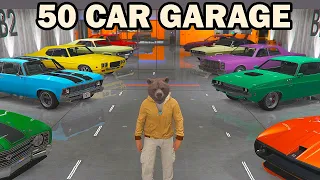 WOW! THE NEW 50 CAR GARAGE IS HERE. In GTA Online