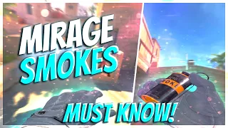 EVERY CS2 Mirage Smoke YOU MUST Know!