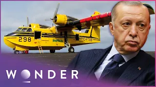 Canadian Airline Delivers Turkey's First Water Bombers | Ice Pilots NWT | Wonder
