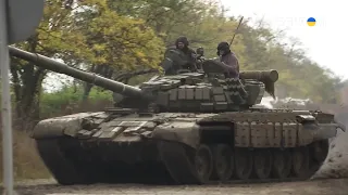 Работа украинских танкистов и авиации. "Горячие" кадры боев | Фронт News