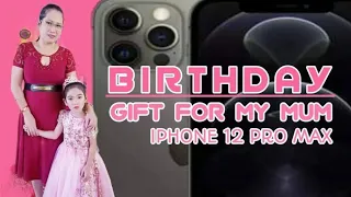 cathleens vlog : Apple Iphone 12 pro max and Airpod pro Birthday gift for my mom