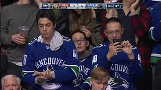 Jay Beagle Scores 4-1 Empty Net Goal Canucks Vs Panthers 01/13/2019 [HD]