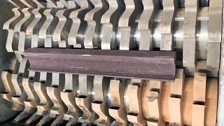 You Should See This Powerful Crusher Work Very Satisfying, Best Shredder Crushes Scrap for Recycling