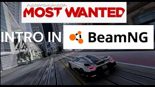 BEAMNG DRIVE   -RECREATION OF -   -NFS  Most Wanted INTRO 2012-