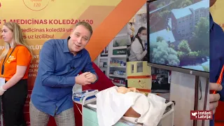 Izstāsti Latvijai - LU Rīgas 1. medicīnas koledža Izstādē SKOLA 2024