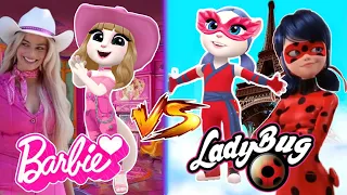 Barbie Vs Ladybug || My Talking Angela 2 😇