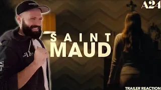 SAINT MAUD (A24 HORROR FILM) - OFFICIAL TRAILER - REACTION! | BLURAY DAN