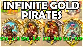 Infinite Gold Pirates APM Comp! | Hearthstone Battlegrounds