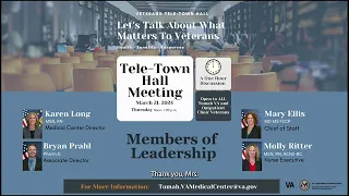 Tomah VAMC Veterans Telephone Town Hall March