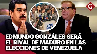 ELECCIONES en VENEZUELA 2024: OPOSICIÓN ratifica a EDMUNDO GONZÁLES con rival de MADURO | Gestión
