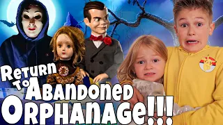 24 hours in a Haunted Orphanage!! Dad's Arrested!!!!!  Return to the Abandoned Orphanage Part 4