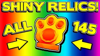 ALL 145 SHINY RELIC LOCATIONS!! || Pet Simulator 99 (PS99) - Roblox