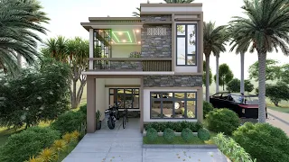 3 BEDROOM - New Small House 6x8 Meter Look Elegant and Perfects, Design ides for Small House