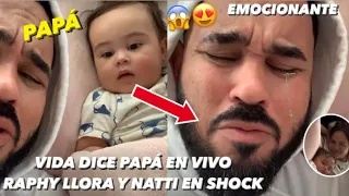 Vida Isabelle Dice Papá En Vivo y Raphy Pina llora En Vivo Con Su Hija y Natti Natasha 😱😍