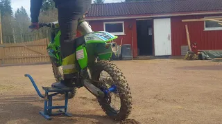 KX500 first start after top end rebuild (Best sounding two stroke?)