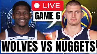 Timberwolves vs Nuggets LIVE Stream NBA Playoffs Game 6, Scoreboard with LIVE Audio and Highlights