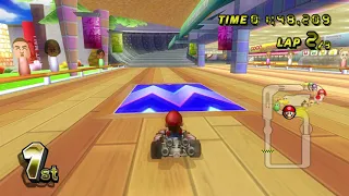 Mario Kart Wii Gameplay on Coconut Mall (HD Dolphin Emulator)