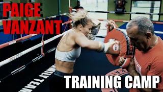Paige VanZant Training Camp with Dr. Pedro Diaz (preparing for Rachael Ostovich)