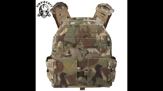 SINAIRSOFT KZ Plate Carrier Tactical Vest Quick Release Low Profile MOLLE Army Hunting Vest