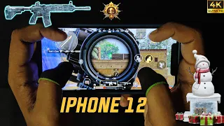 60 FPS iPhone 12 gameplay HANDCAM | Best 4 Finger + Gyroscope | BGMI | PUBG Mobile