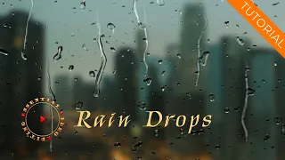 Realistic Rain Drop Effect Tutorial and Template - 100% DaVinci Resolve