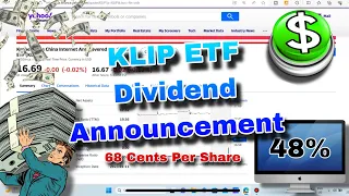 (KLIP) UNEXPECTED Dividend Announcement Distribution Dropped Still Paying HUGE Monthly Dividend