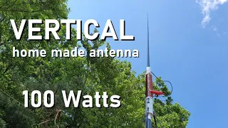 MULTIBAND VERTICAL PORTABLE ANTENNA home made