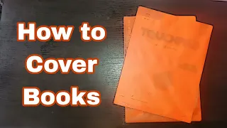 How to cover books with brown paper | How to cover book with plastic cover | @TrishaandKavyasDiary