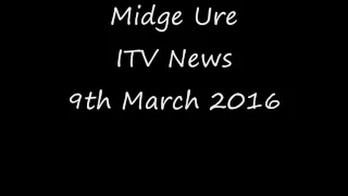 Midge Ure talks on death of George Martin - March 2016